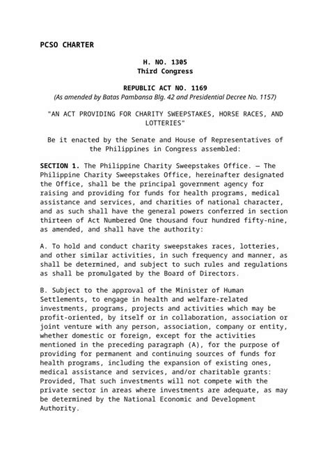 ra1169|REPUBLIC ACT NO. 1169 .